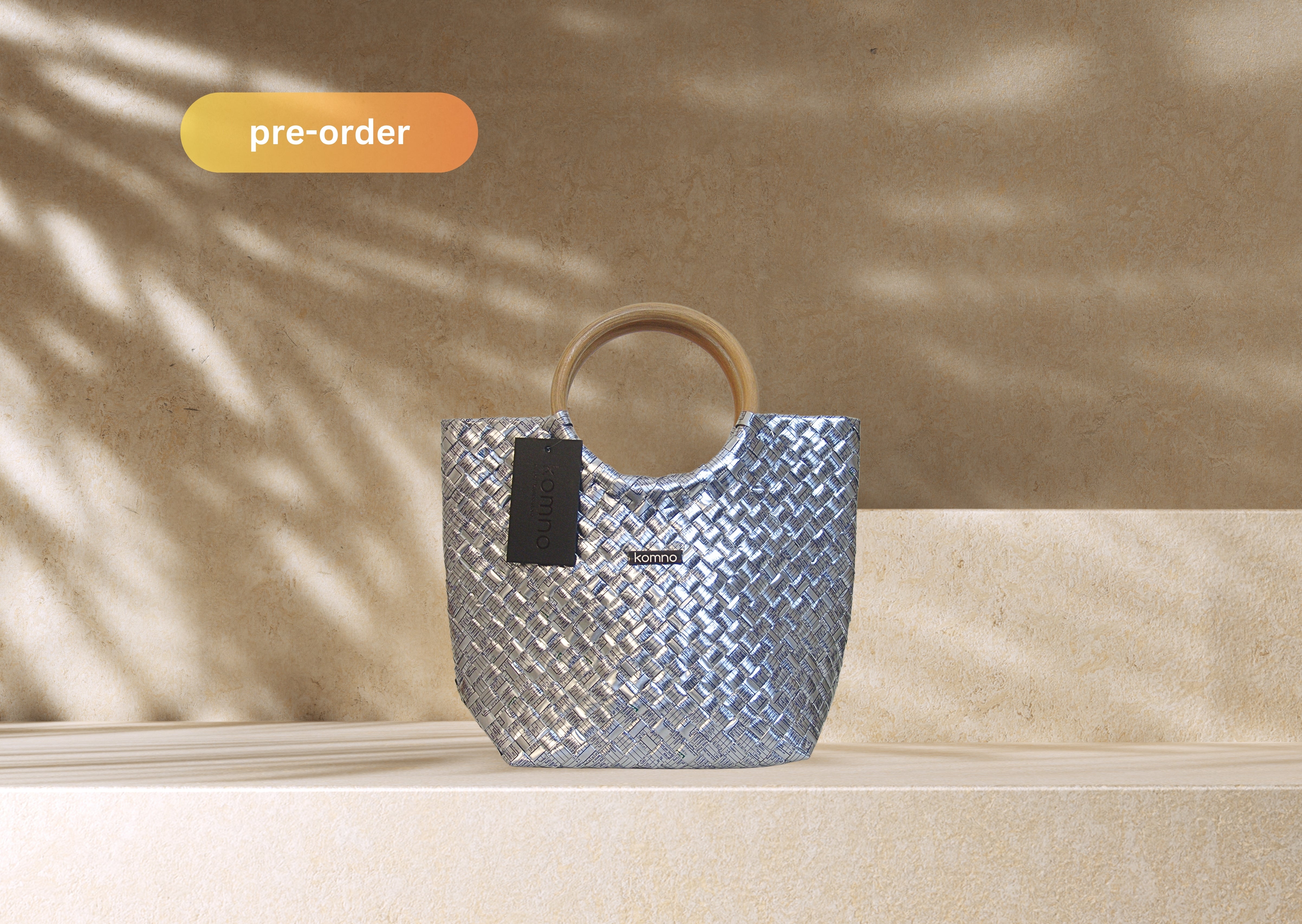 Santa Fe Tote Mini - Silver Serenade