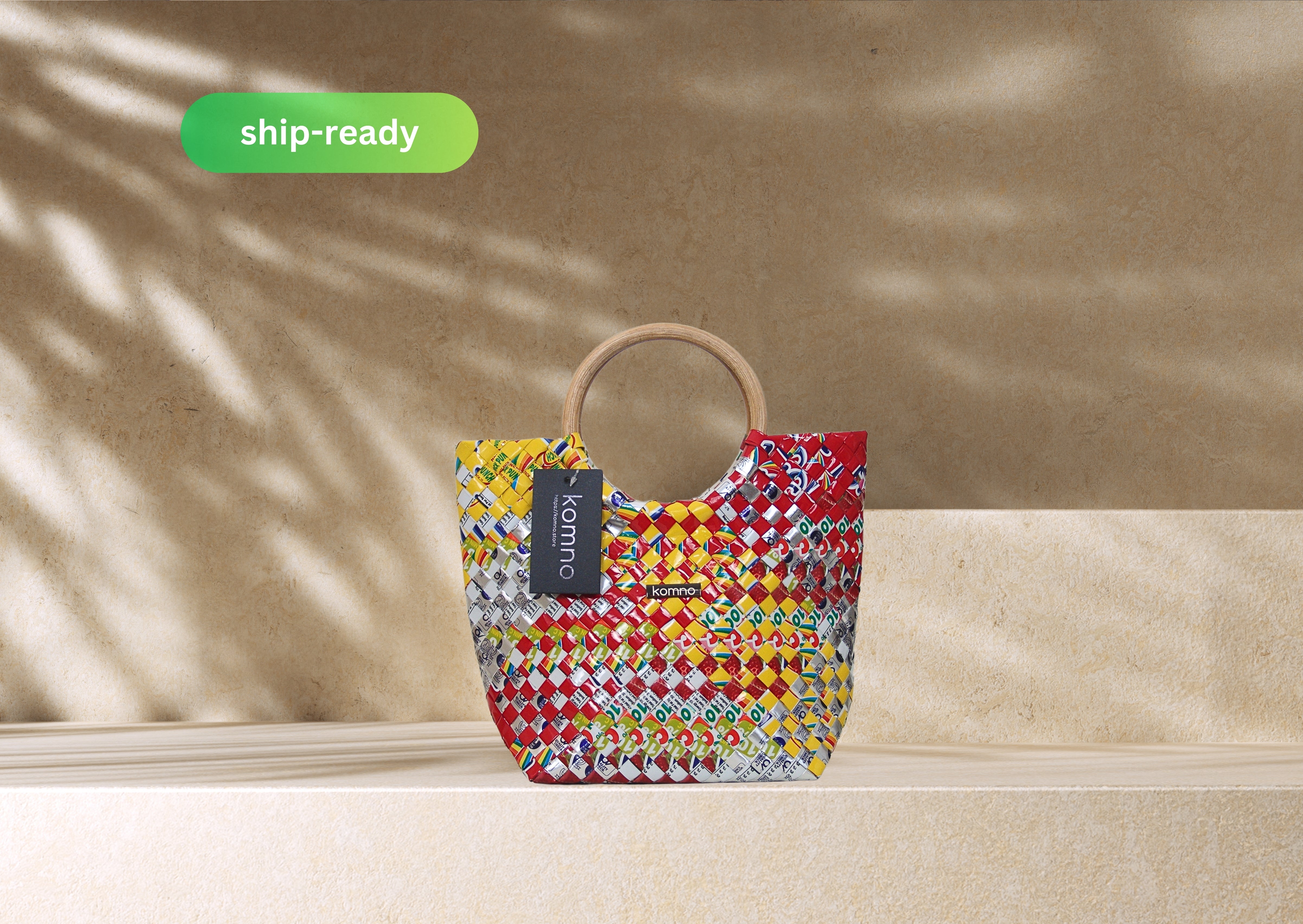 Santa Fe Tote Mini - Cherry Mosaic