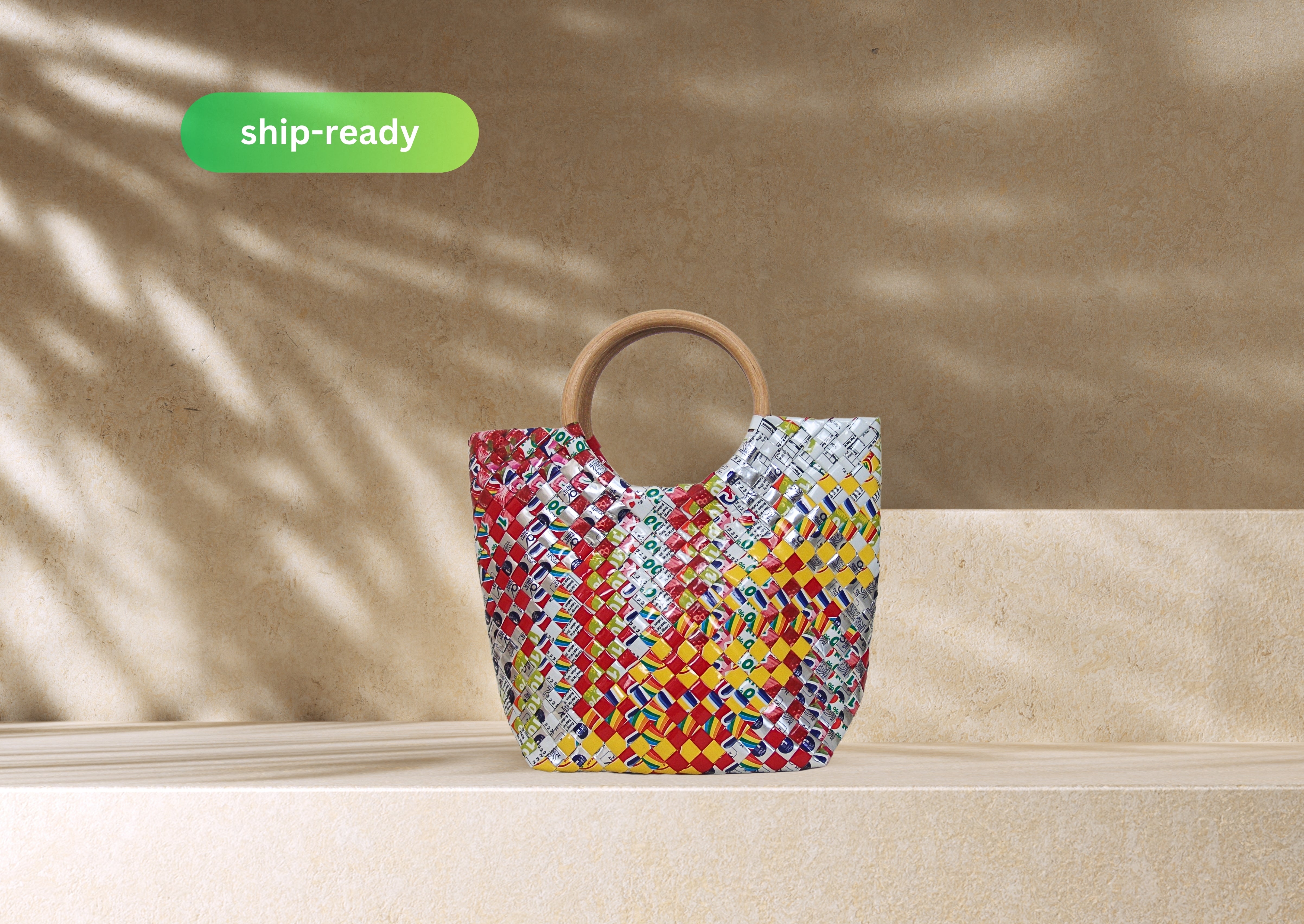 Santa Fe Tote Mini - Cherry Mosaic