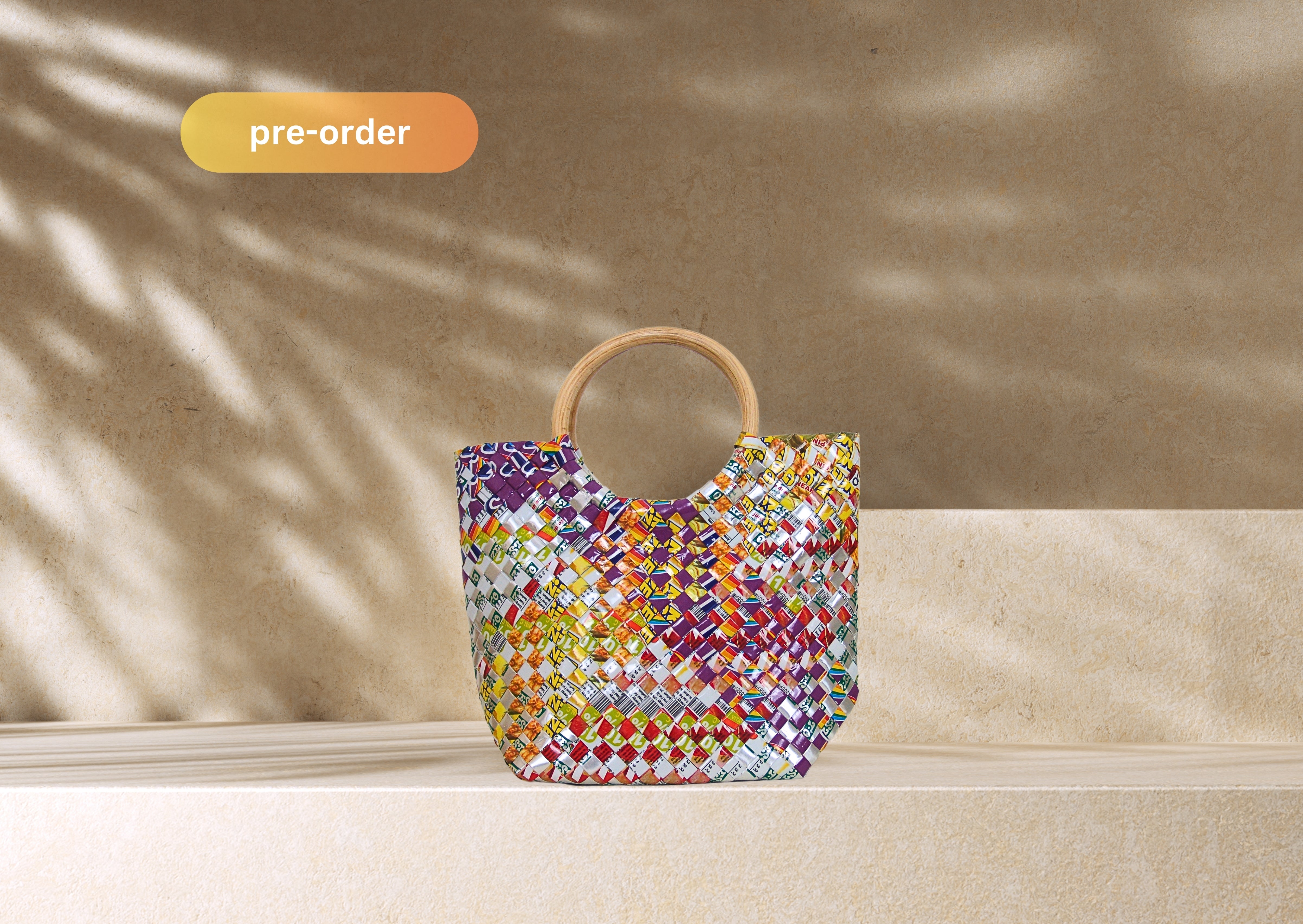 Santa Fe Tote Mini - Citrus Amethyst