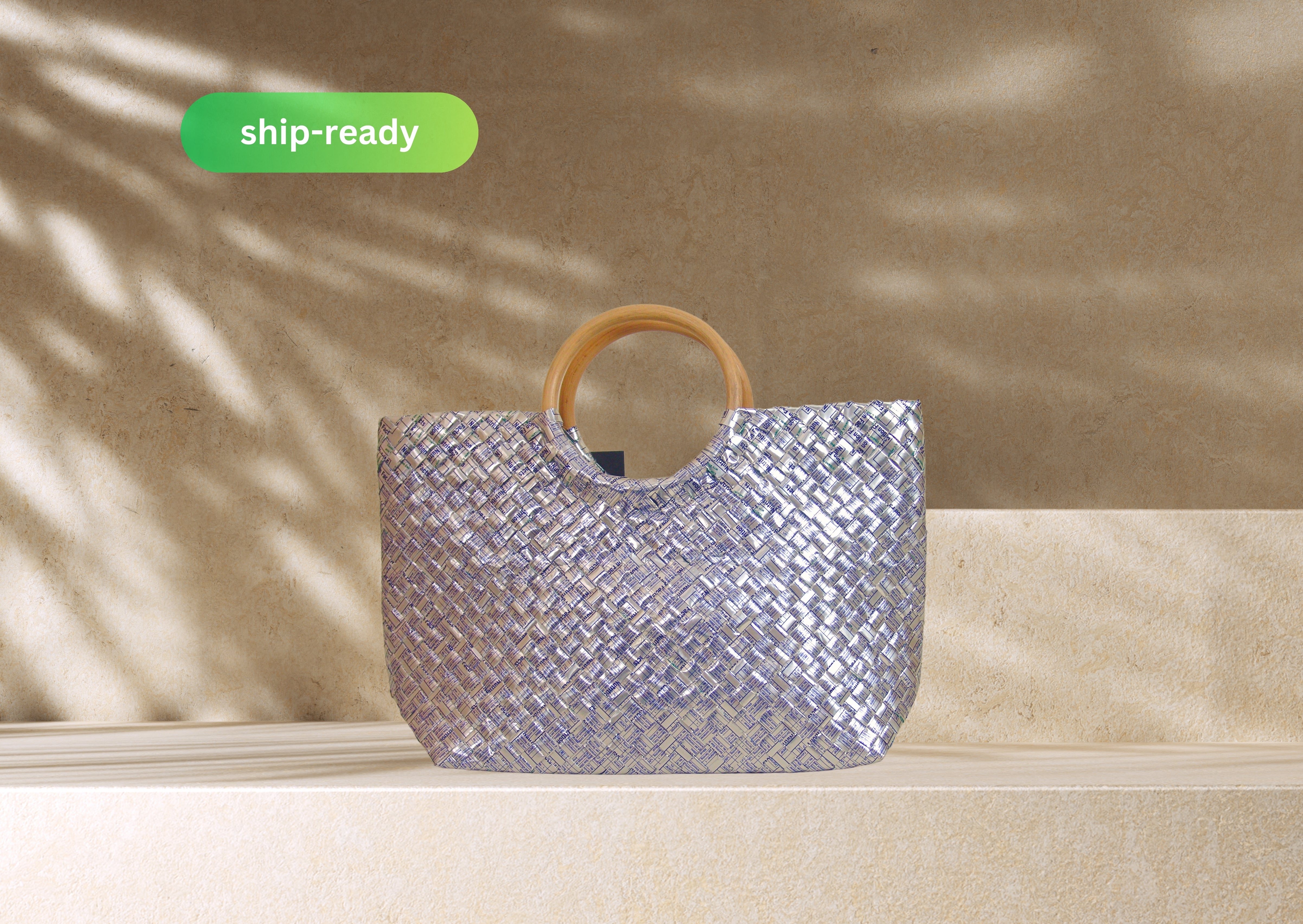 Santa Fe Tote Small - Pearl Drift