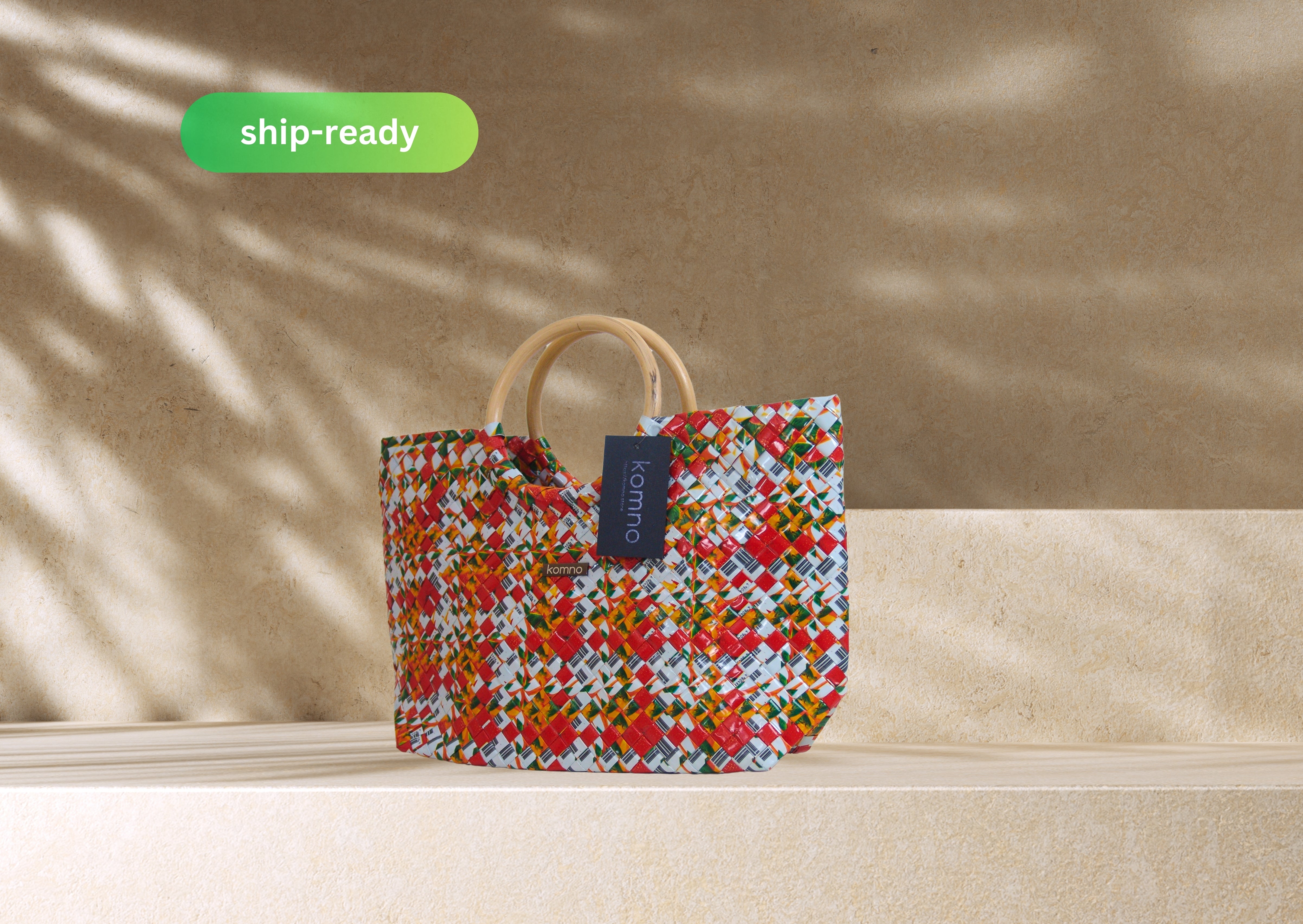 Santa Fe Tote Small - Crimson Spice