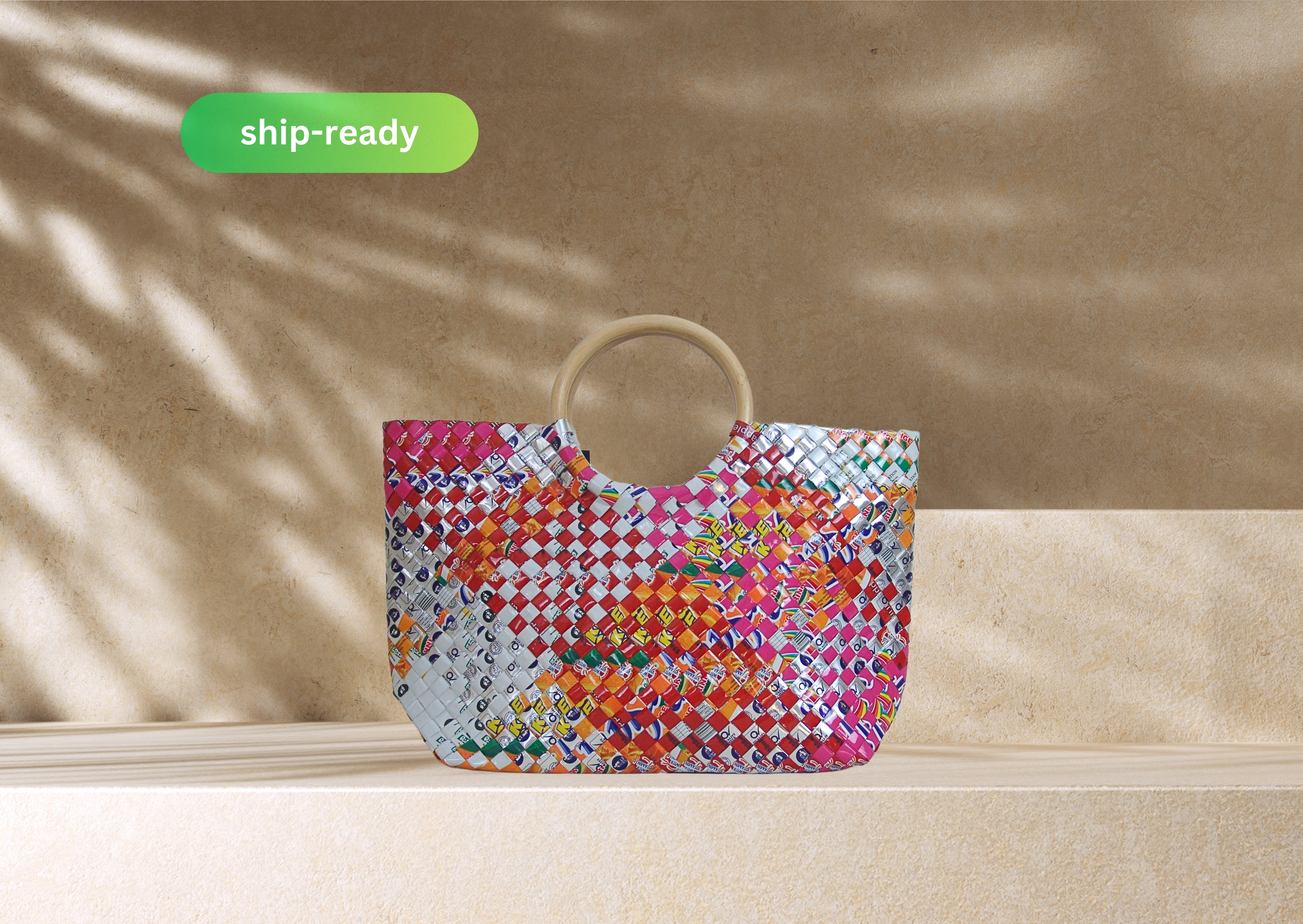 Santa Fe Tote Small - Carnation Bloom