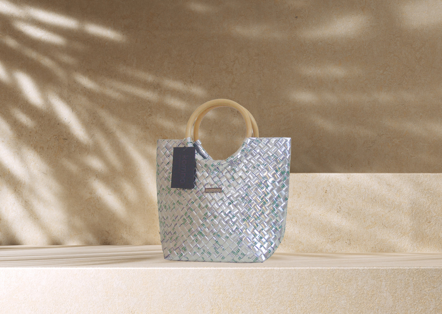 Santa Fe Tote Mini - Silver Shimmer