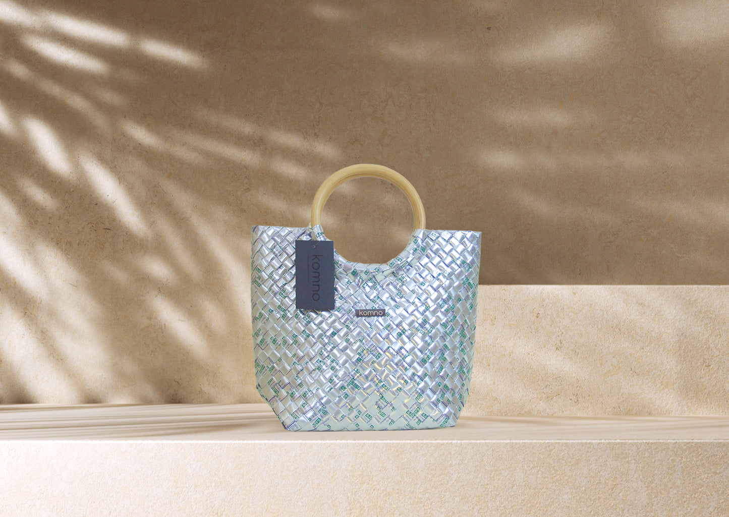 Santa Fe Tote Mini - Silver Shimmer