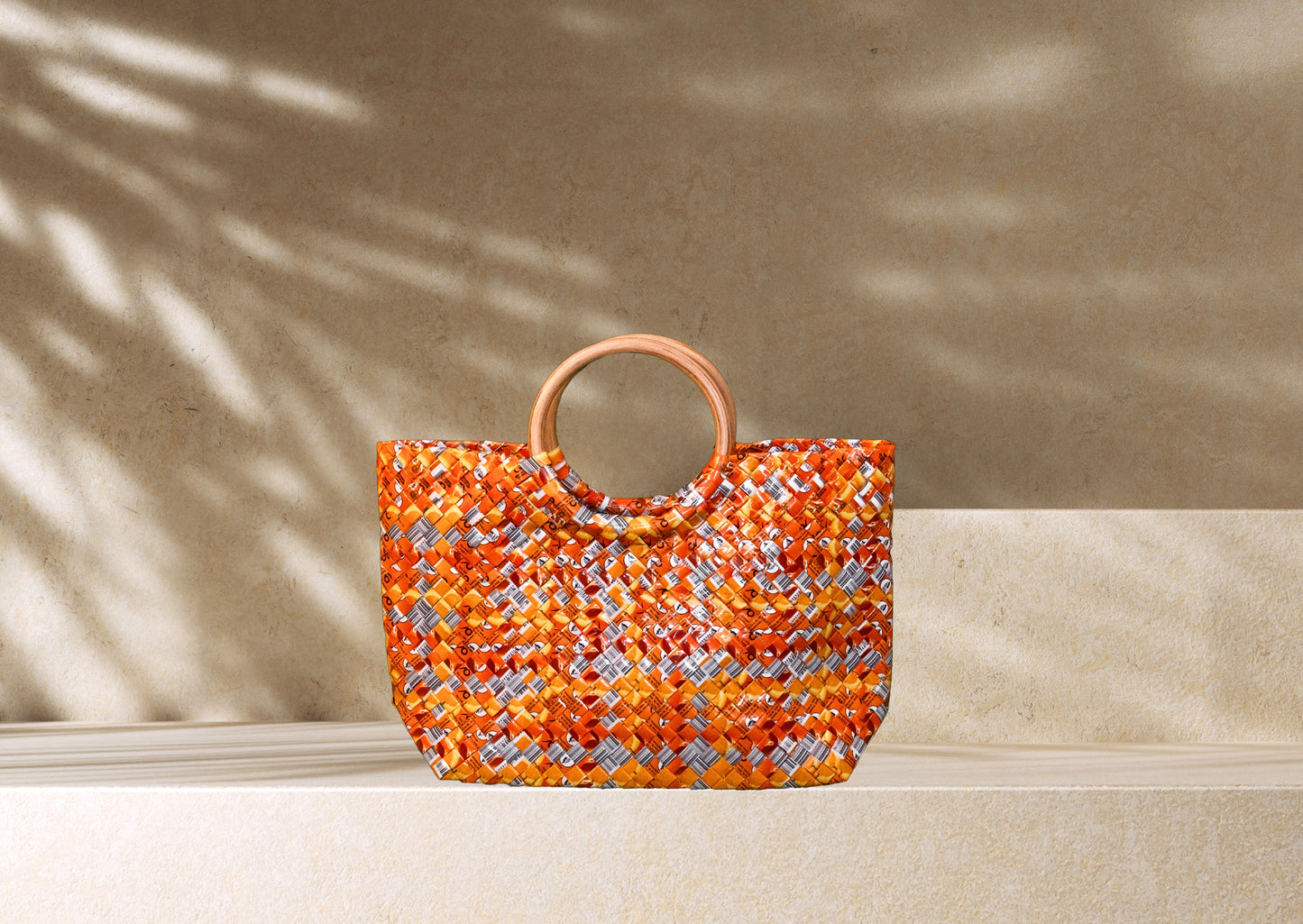 Santa Fe Tote Small - Spiced Tangerine