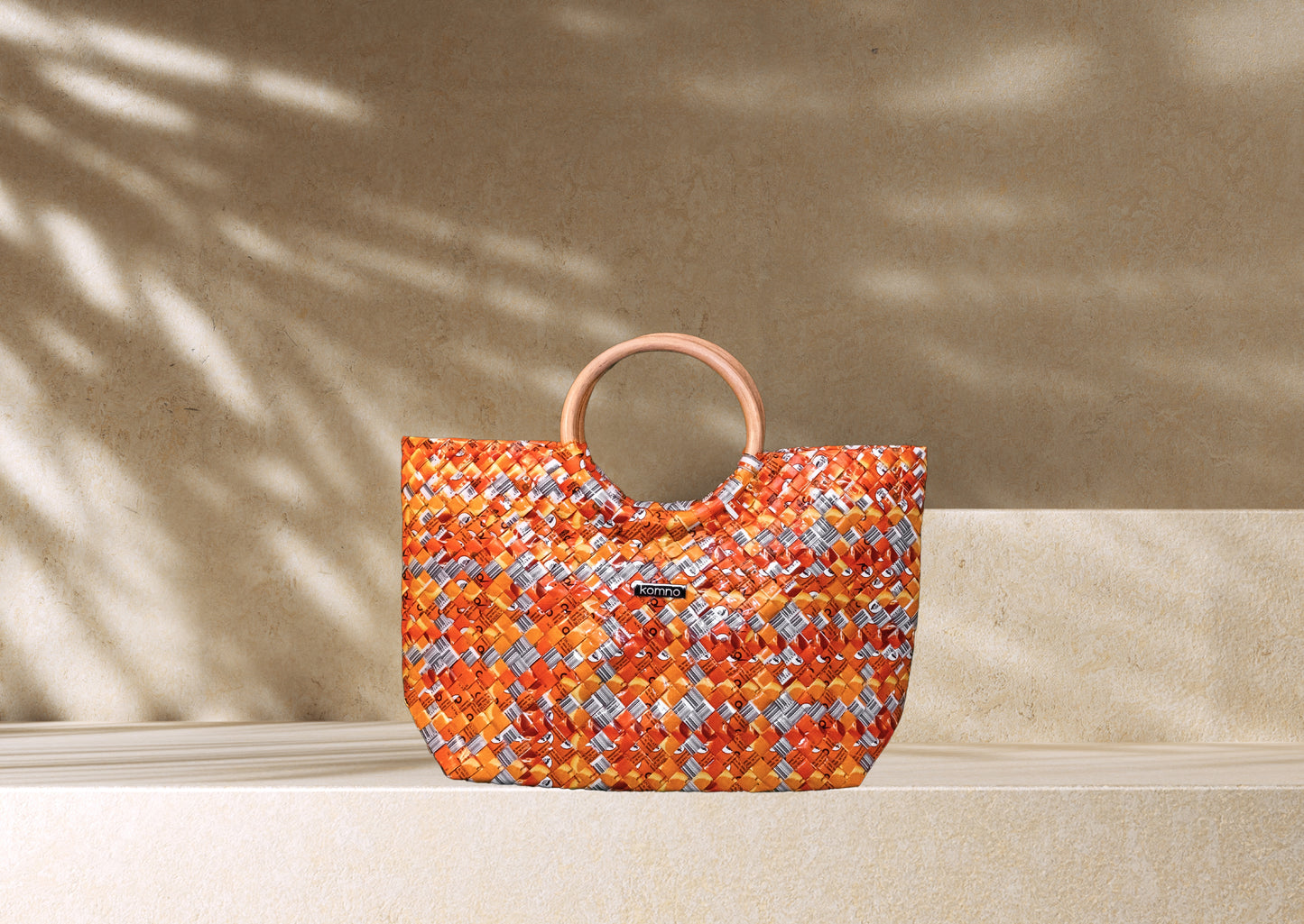 Santa Fe Tote Small - Spiced Tangerine