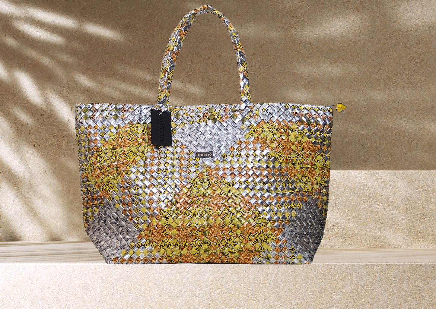 Jindalee Shoulder Bag with Zipper Semi-Large - Citrus Bloom